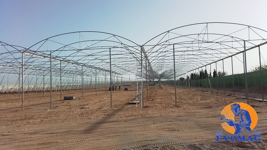 Serre Multi-Chapelle EVOMAG Maroc